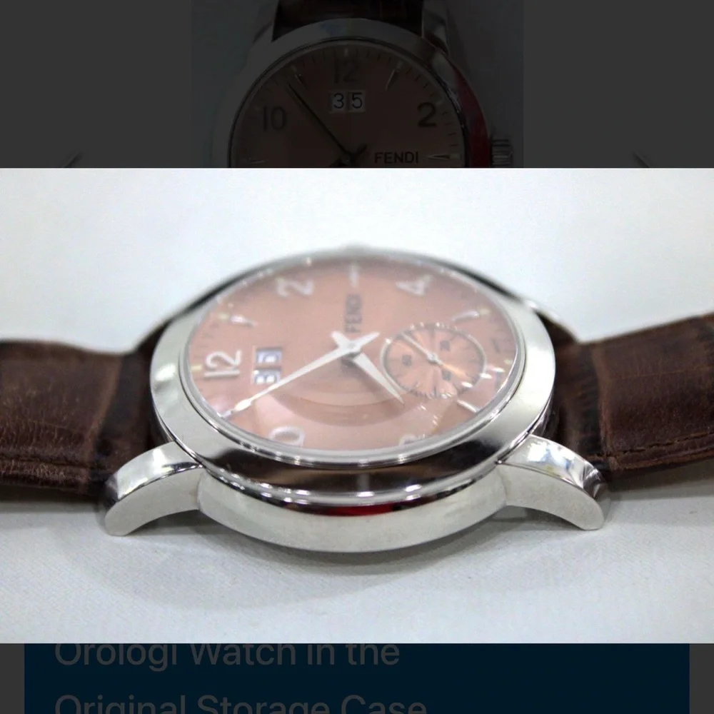 Authentic Fendi Orologi Watch with Box and COA